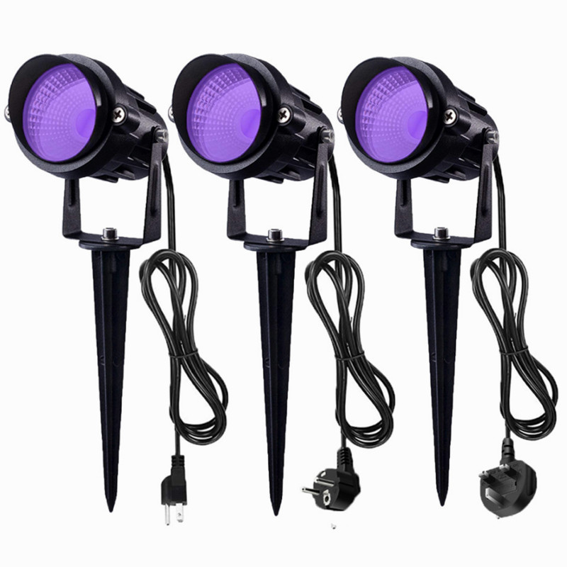 Outdoor Lighting Socket - Foco de luz negra para Halloween