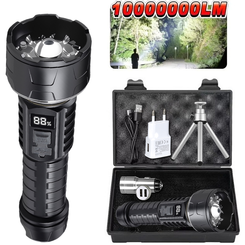 Outdoor Lighting Globes - Linterna LED COB, linterna recargable, antorcha