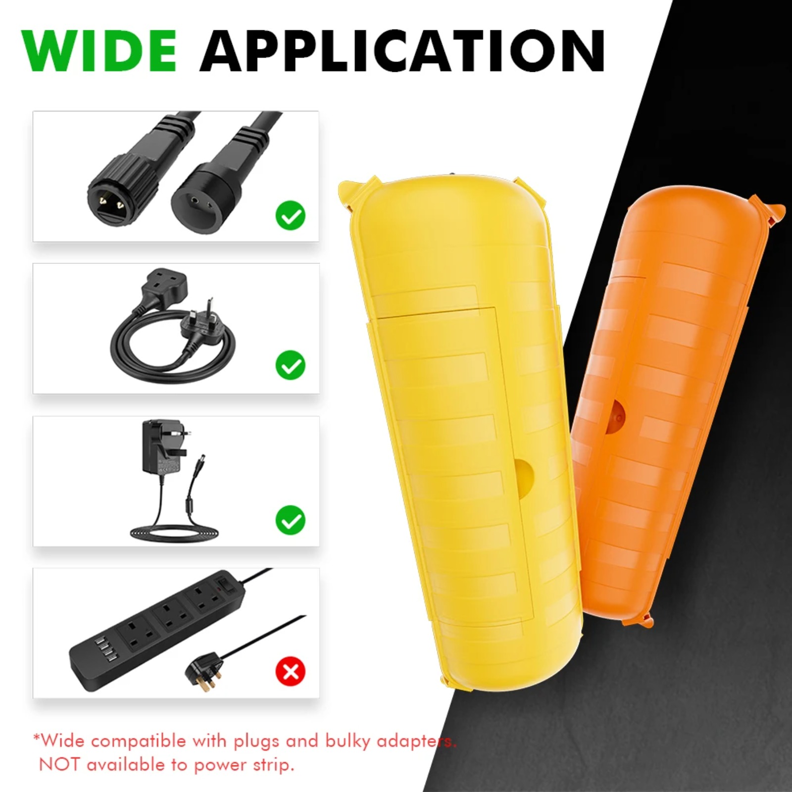 Outdoor Lighting Extension Cord - Caja de Protección para Cable de