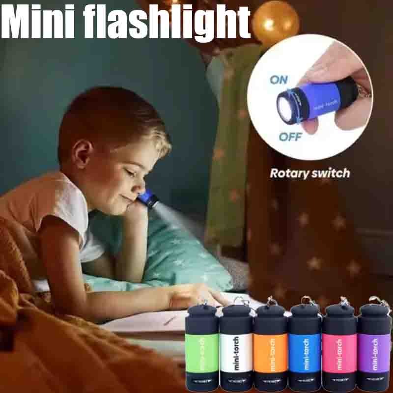 Outdoor Lighting House - Mini linterna recargable por USB para