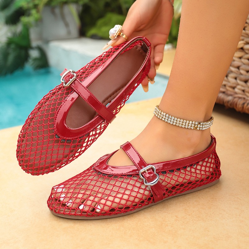 Outdoor Lighting Globes - Zapatos Planos Mary Jane para Mujer,