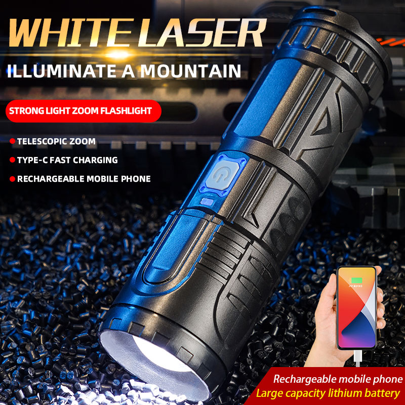 Outdoor Lighting Usa - Linterna recargable por USB para exteriores,