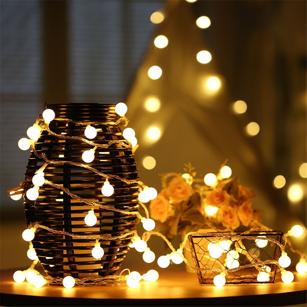 Guirnalda de Luces Solares/USB - Outdoor Lighting Globes reseña y precio