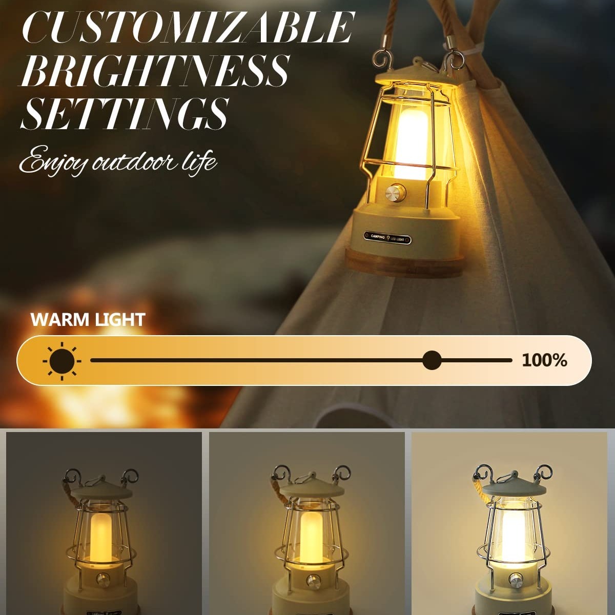 VN-linterna de Camping con man - Outdoor Lighting Usa reseña y precio