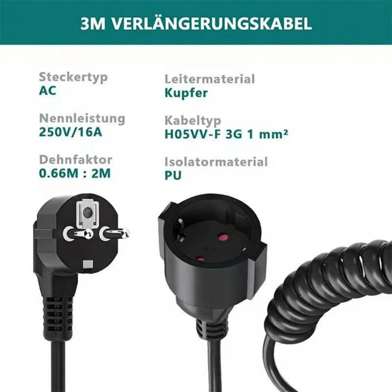 Cable extensión alimentación C - Outdoor Lighting Extension Cord reseña y precio