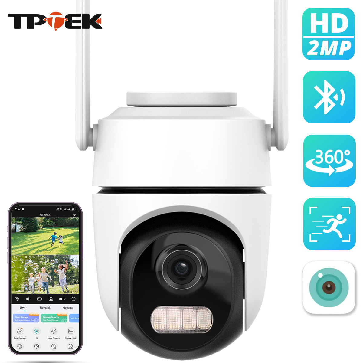 Cámara de Seguridad WiFi PTZ d - Outdoor Lighting Under Roof reseña y precio