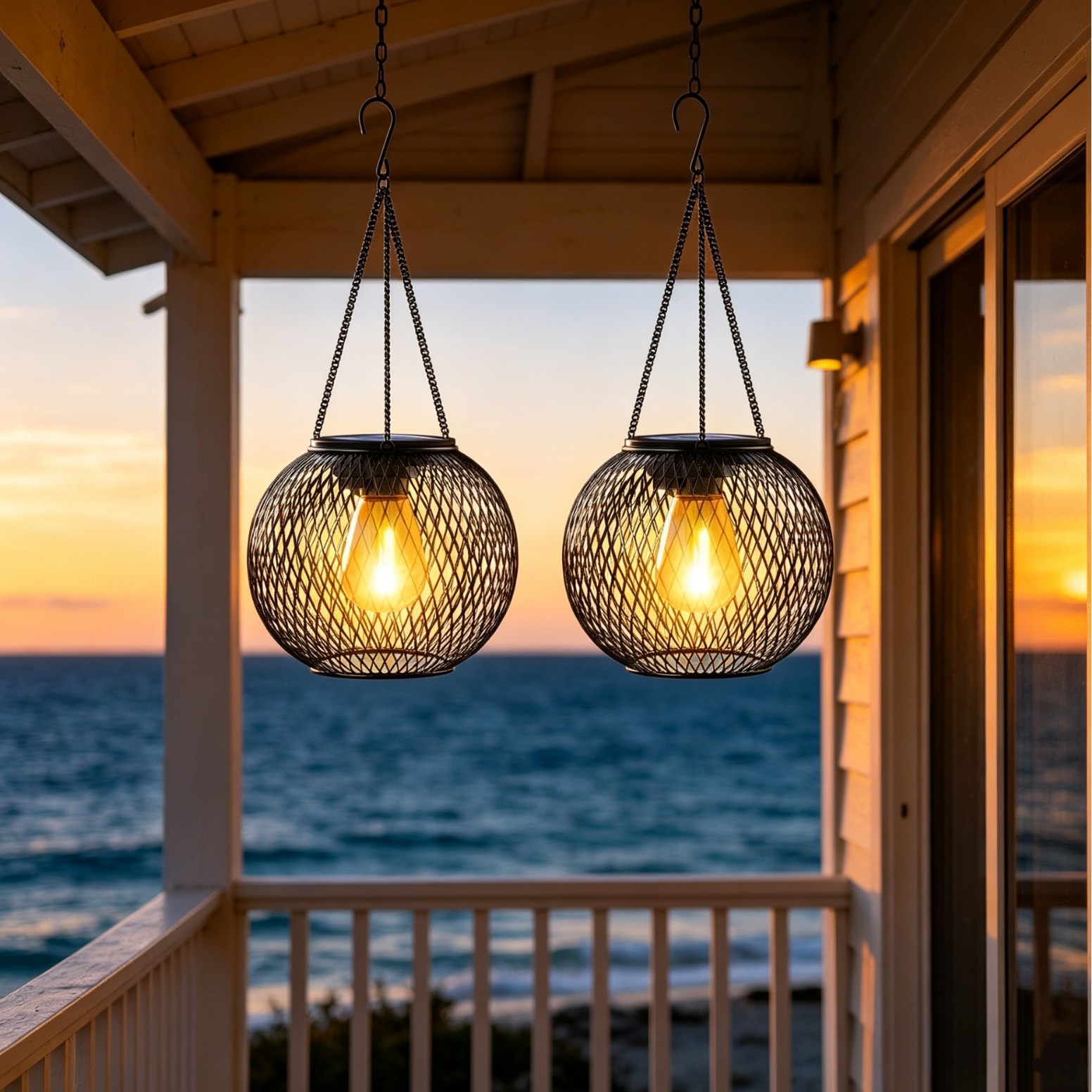 Lámpara LED Solar Colgante par - Outdoor Lighting Ground reseña y precio