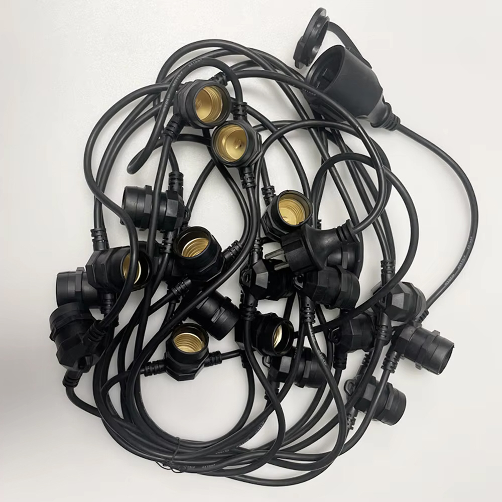 Cadena de luces LED de 10M, re - Outdoor Lighting Extension Cord reseña y precio