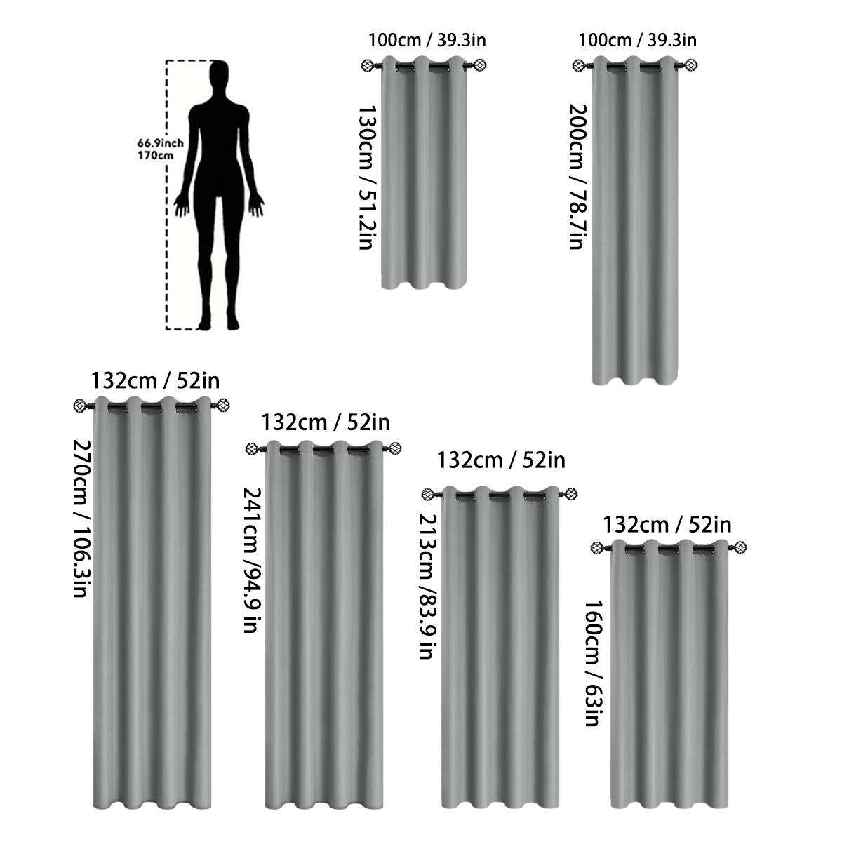 1 unidad de cortinas opacas 10 - Outdoor Lighting Under Roof reseña y precio