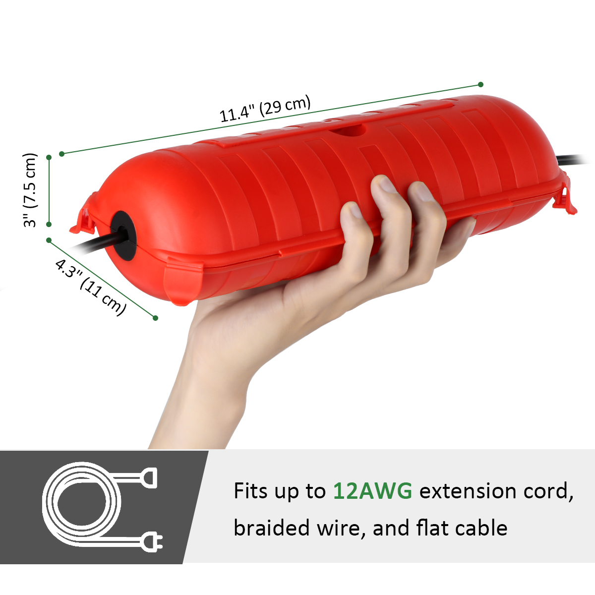 Caja de Conexión para Exterior - Outdoor Lighting Extension Cord reseña y precio