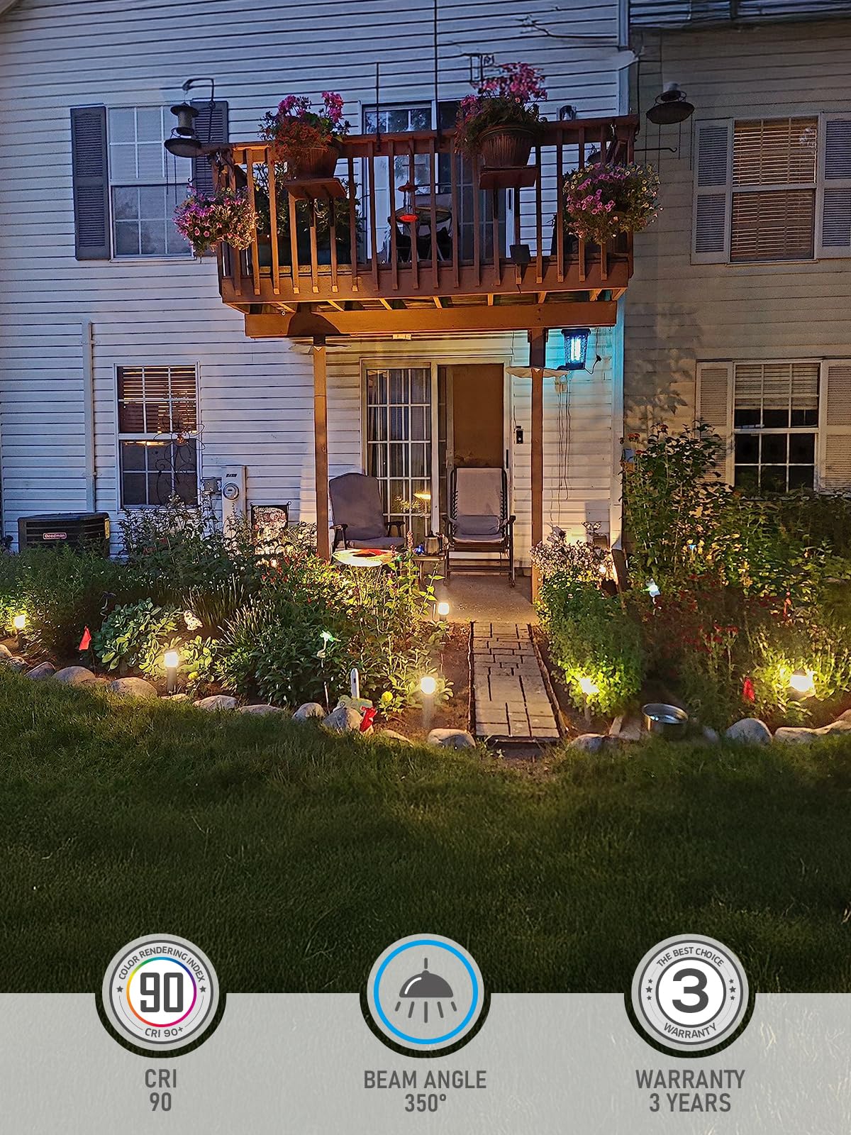 Luces LED de exterior para jar - Outdoor Lighting Extension Cord reseña y precio