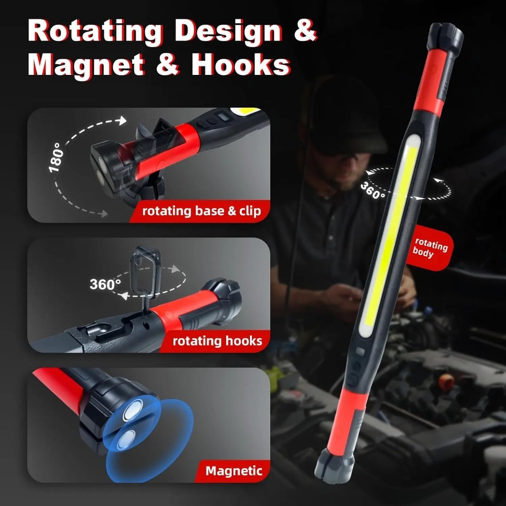 Lámpara de Trabajo COB Magnéti - Outdoor Lighting Repair reseña y precio