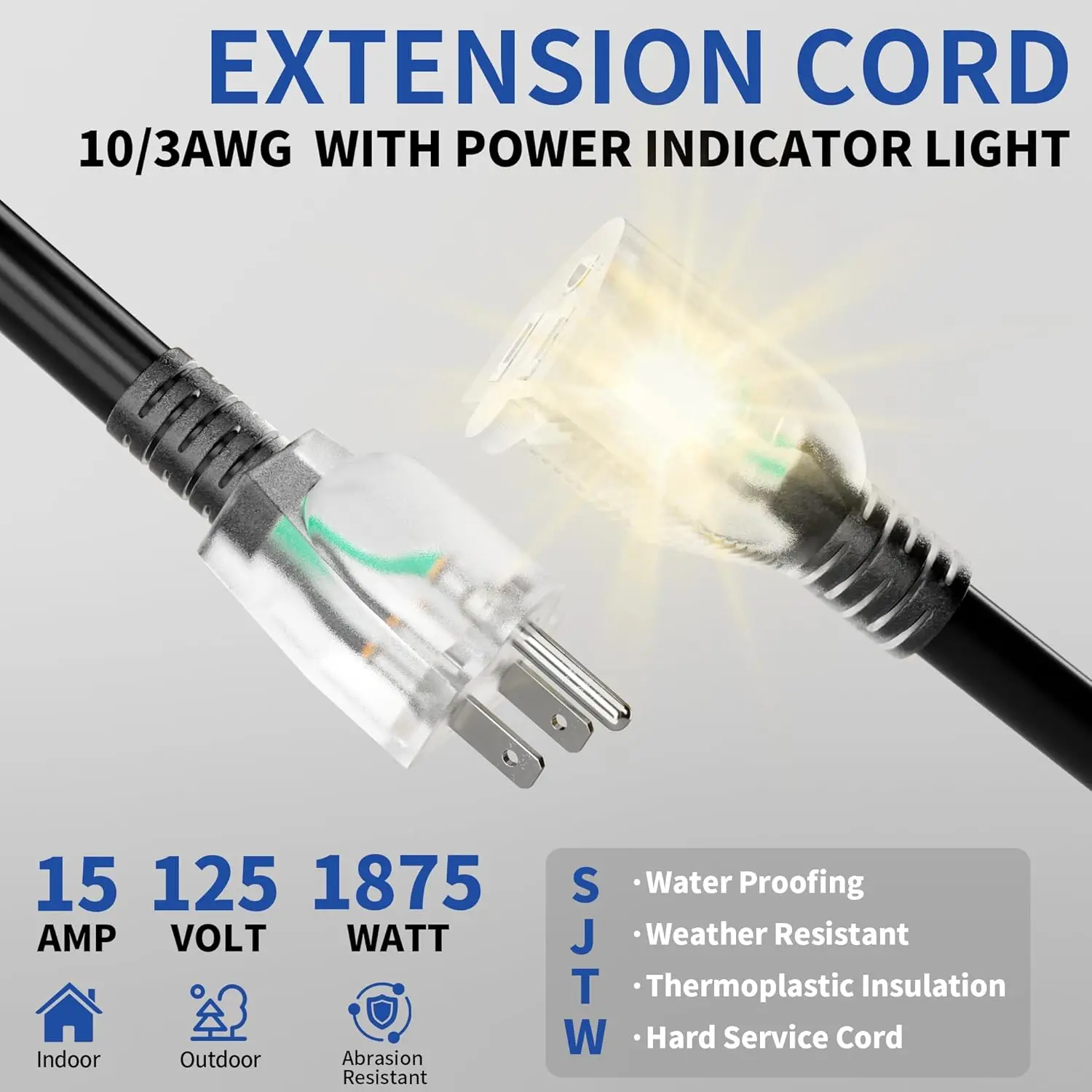Cable de Extensión para Interi - Outdoor Lighting Extension Cord reseña y precio