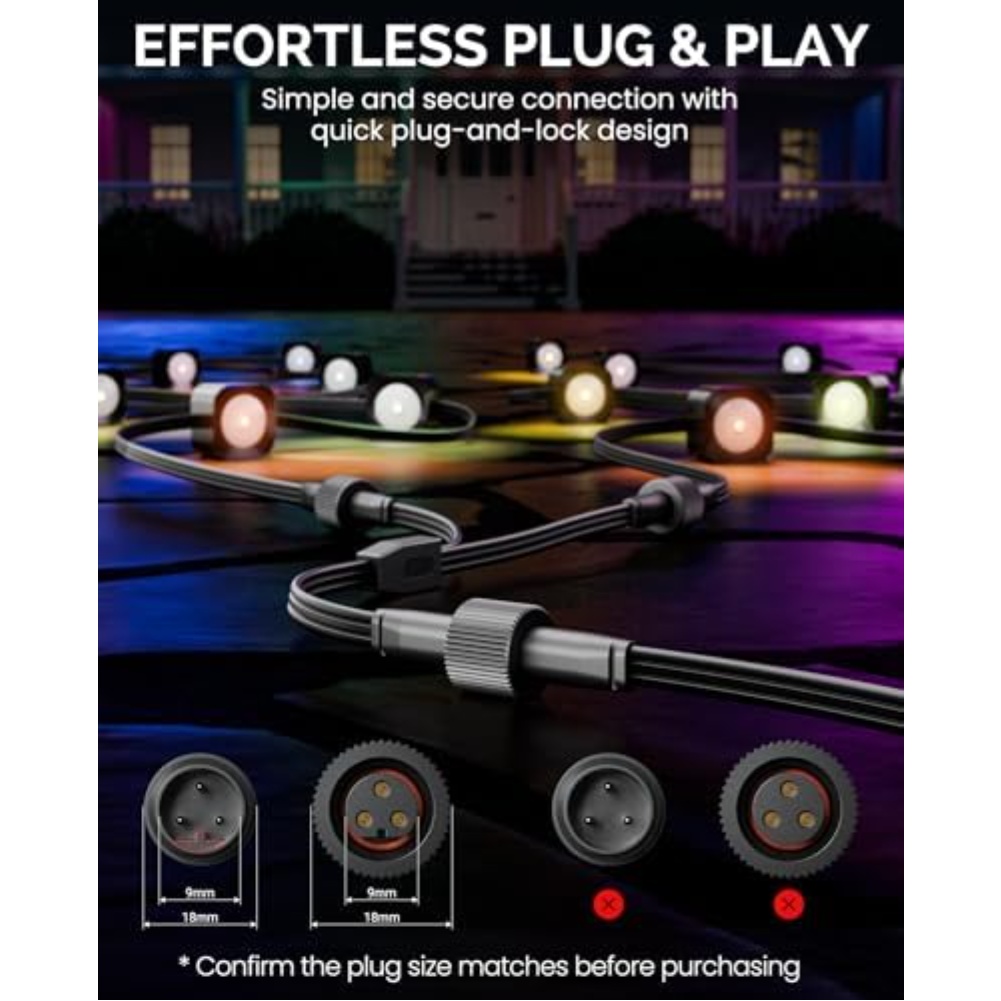 Cable divisor de potencia impe - Outdoor Lighting Extension Cord reseña y precio