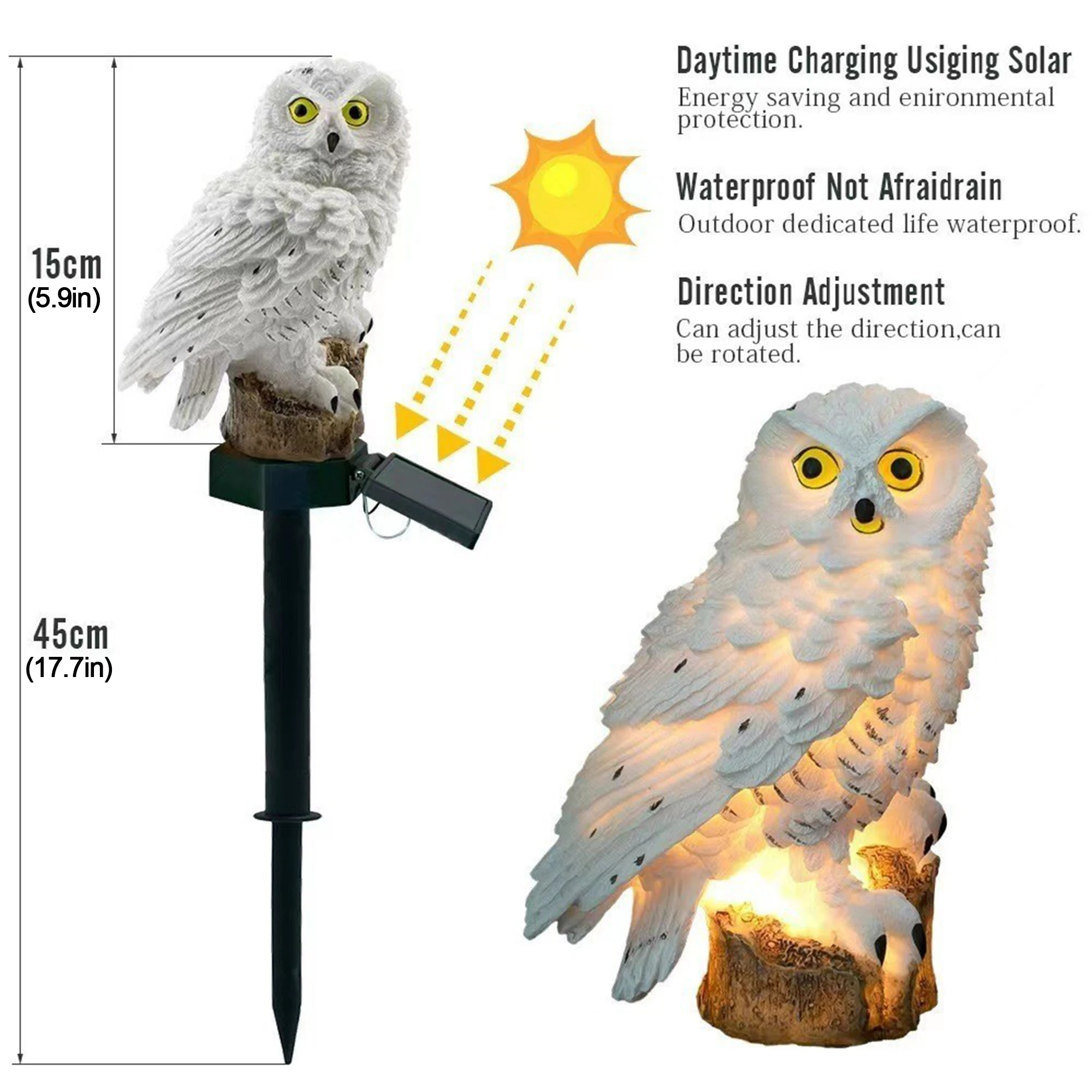2 paquetes de lámparas solares - Outdoor Lighting Ground reseña y precio