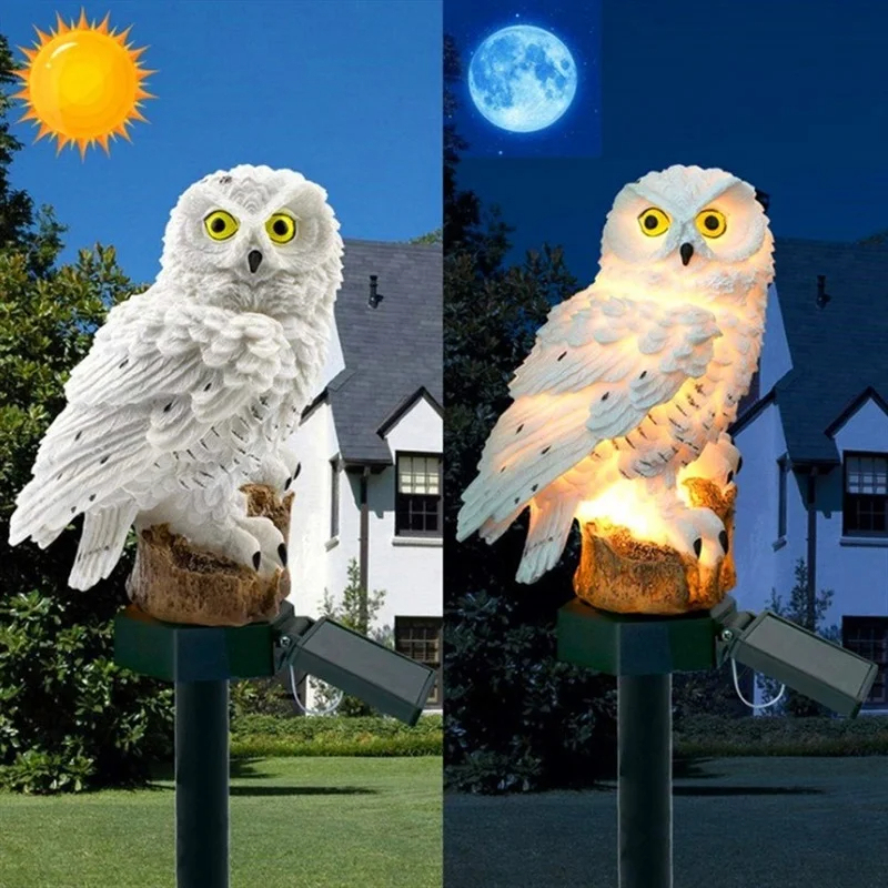 Lámpara Solar con Forma de Búh - Outdoor Lighting House reseña y precio