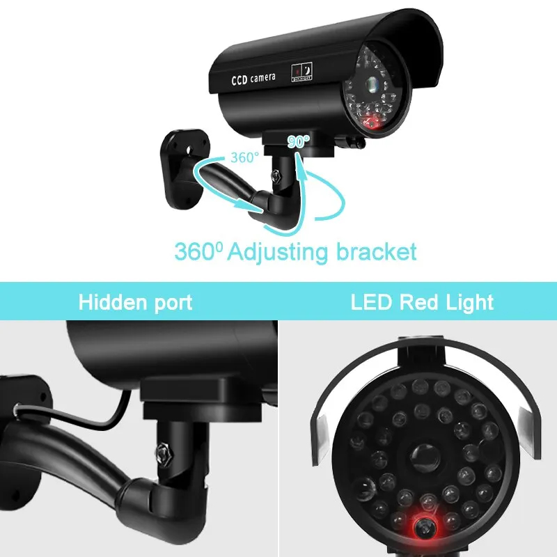 Cámara de seguridad ficticia r - Outdoor Lighting Video reseña y precio