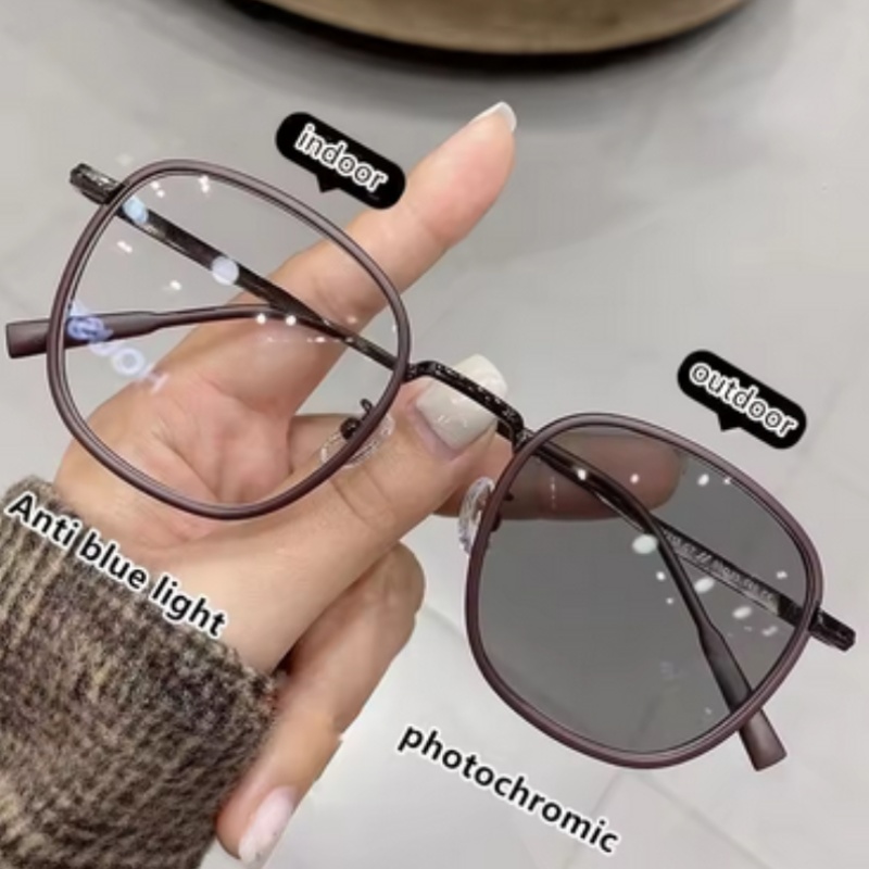 2 Pares de Gafas Retro Cuadrad - Color Changing Outdoor reseña y precio