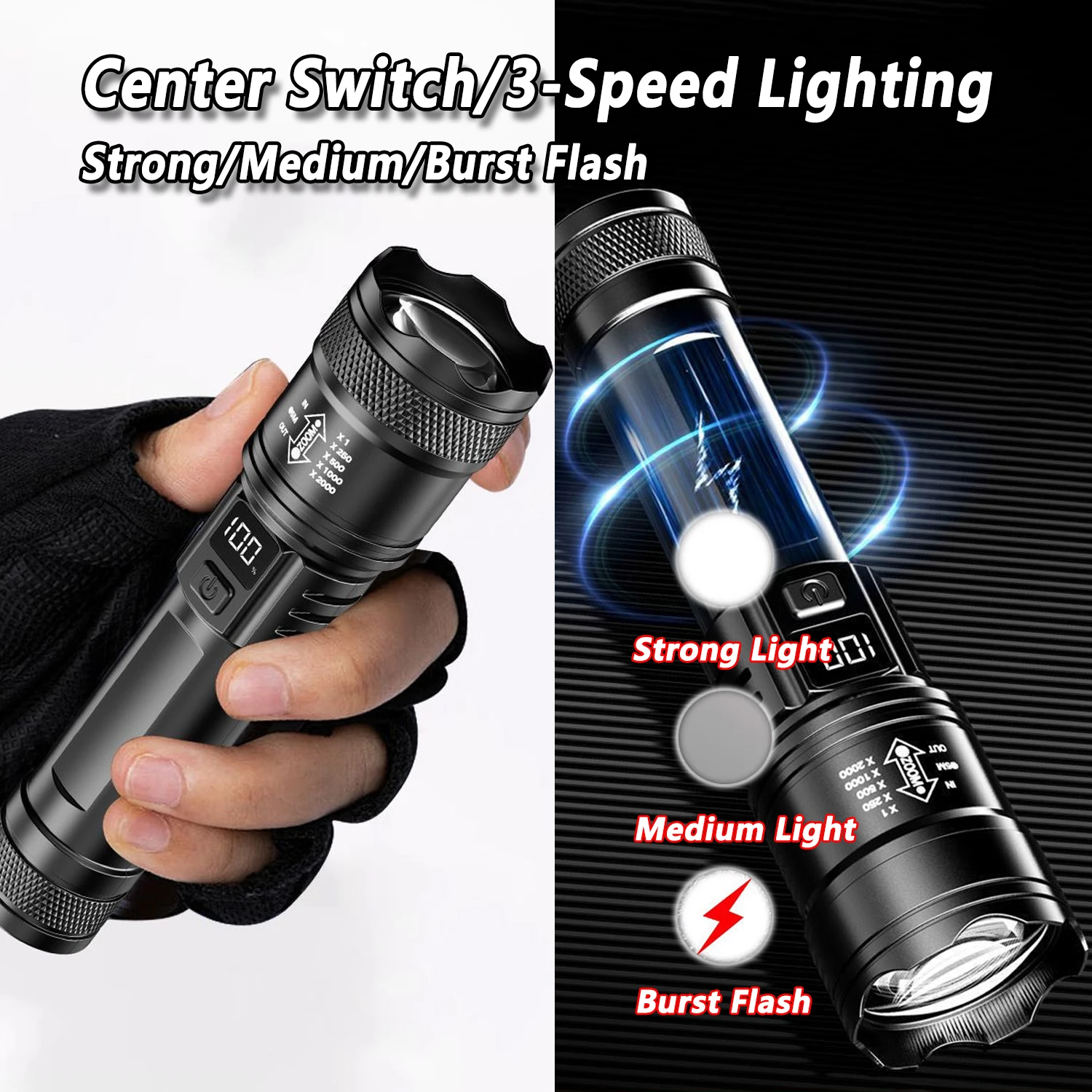 Linterna LED ultrabrillante, l - Outdoor Lighting Globes reseña y precio