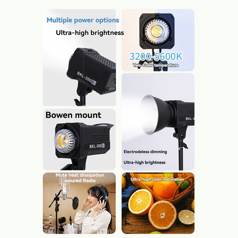 Luz de Video Bi-LED de 300W, I - Outdoor Lighting Video reseña y precio