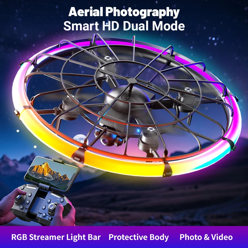 Dron RC JJRC H145 UFO con Lent - Outdoor Lighting Video reseña y precio