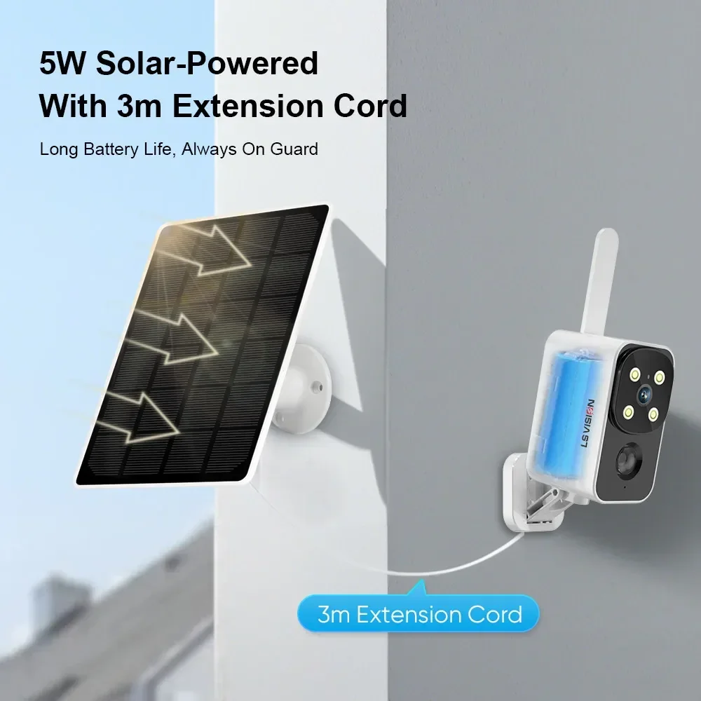LS VISION cámara Solar para ex - Outdoor Lighting Video reseña y precio