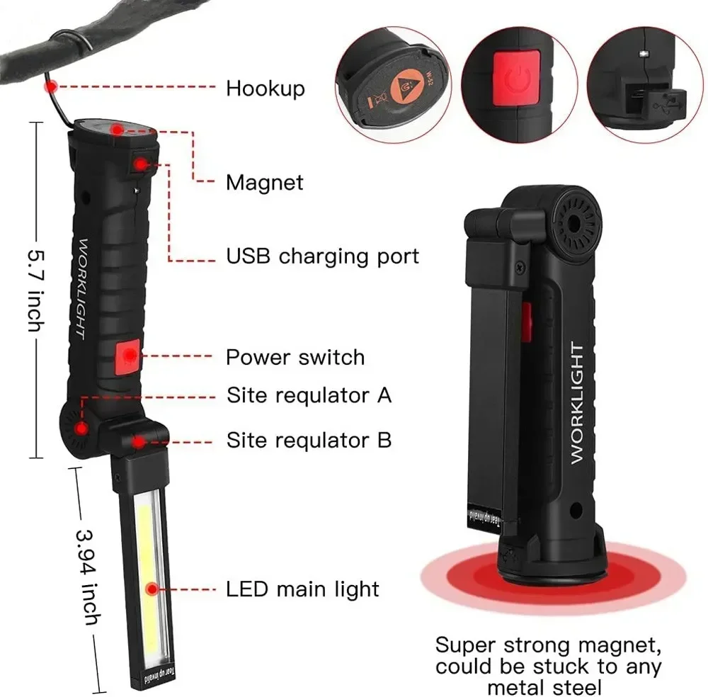 Linterna LED COB Lámpara de in - Outdoor Lighting House reseña y precio