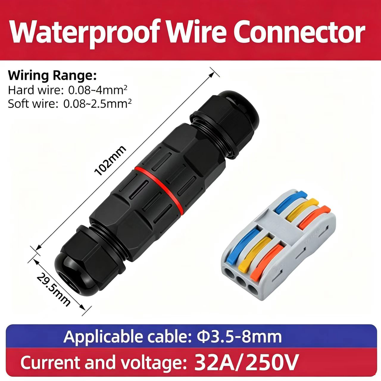 Conectores de Cable de Conexió - Outdoor Lighting Extension Cord reseña y precio