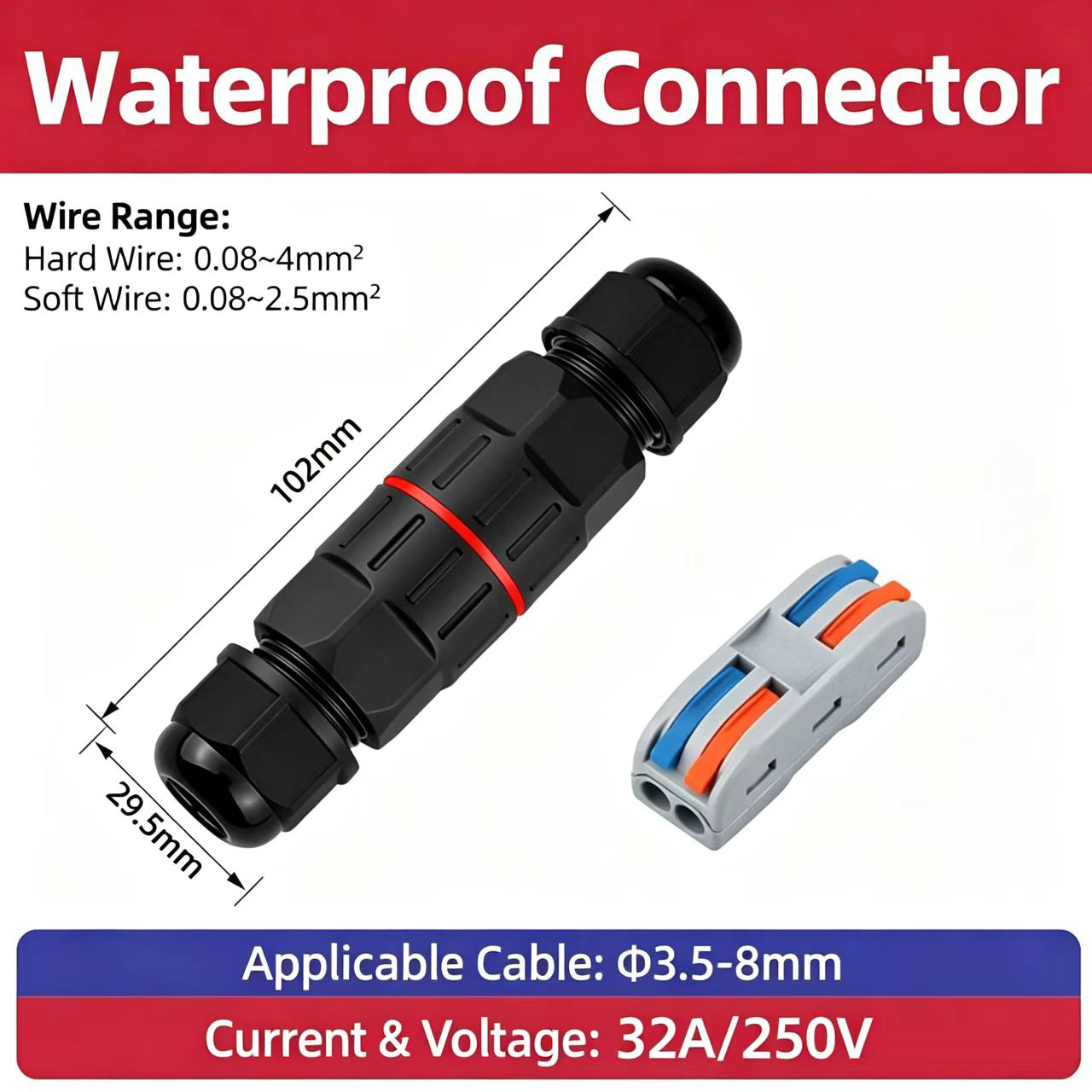 Conectores de Cable de Conexió - Outdoor Lighting Extension Cord reseña y precio