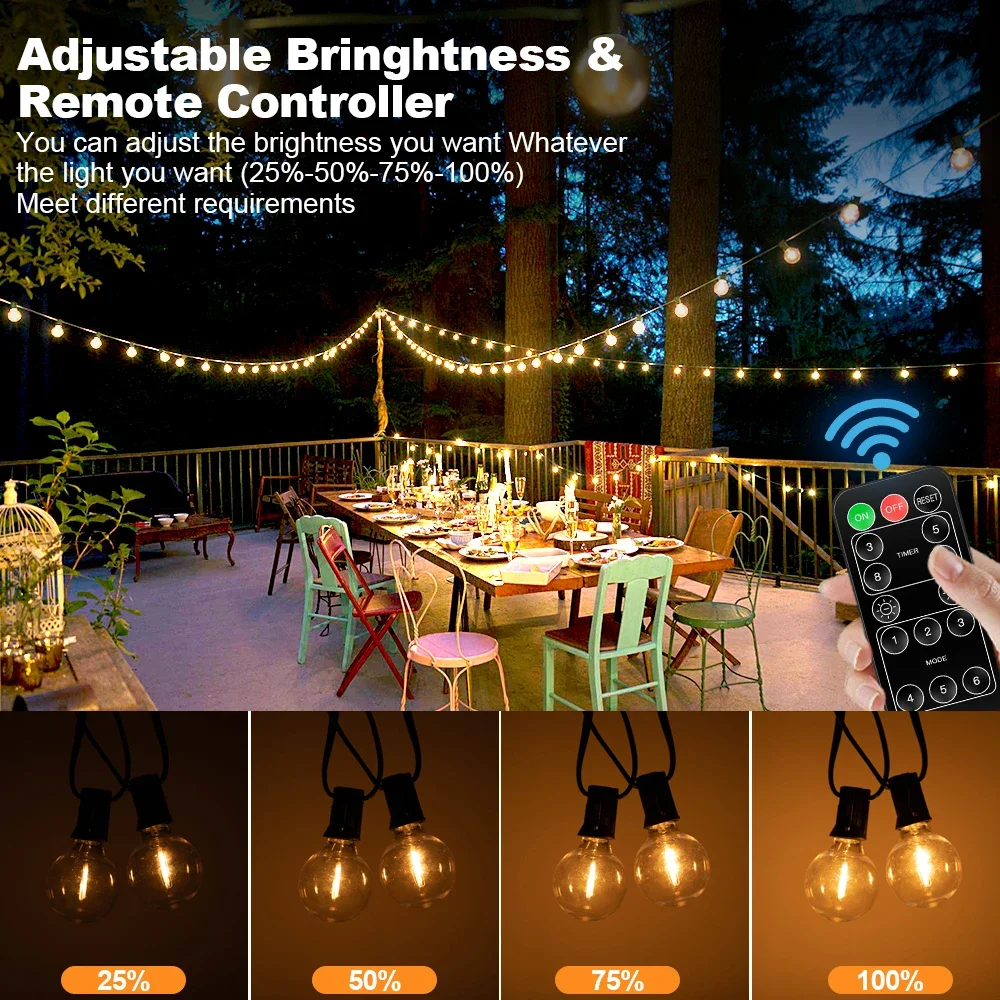 Lámpara de guirnalda Solar ina - Outdoor Lighting Socket reseña y precio